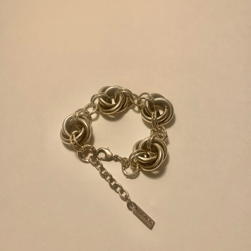 Sterling Silver Vintage Bracelet stamped Island